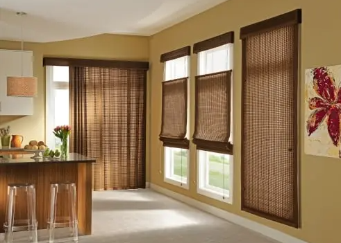 Nuances de bambou pour les portes coulissantes