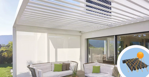 Pergola en aluminium autoportante extérieure de kits de système de toit d'auvent imperméable