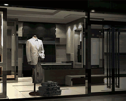 Film intelligent PDLC pour magasins de d&eacute;tail