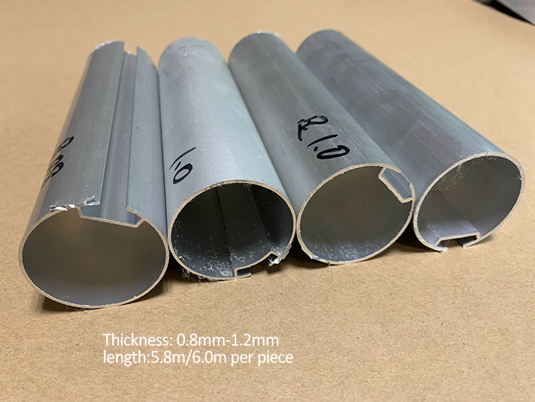 Tube en aluminium de 28 mm 38 mm pour store enrouleur