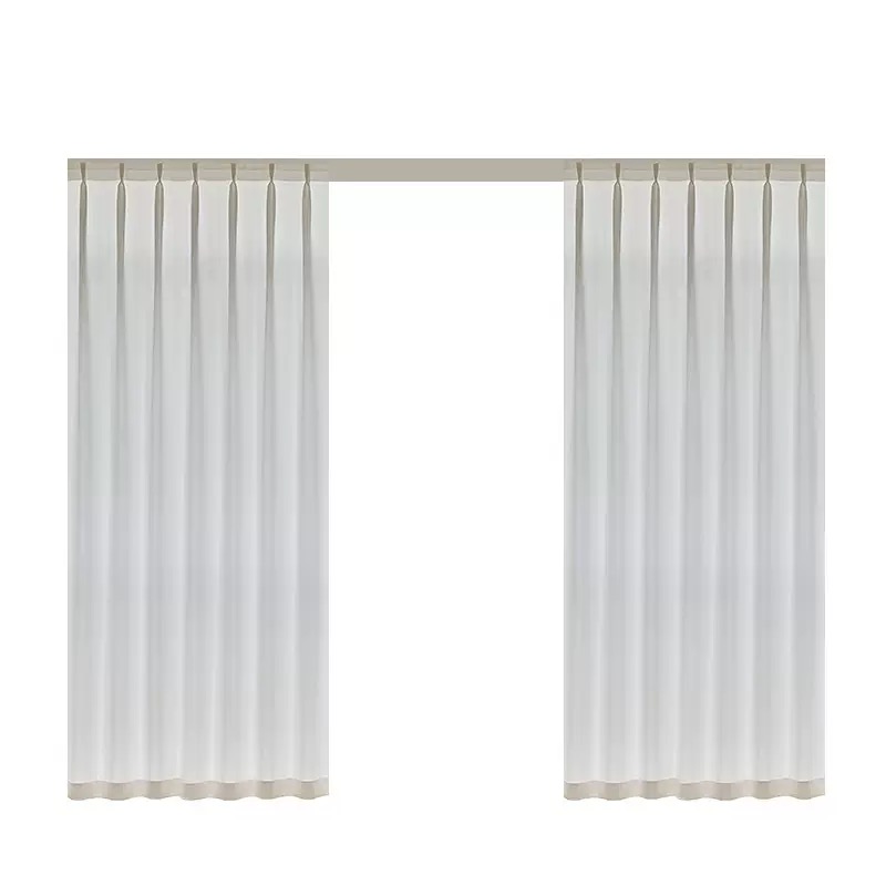 Pincez des rideaux transparents