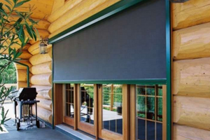Couvre-fenêtres pour grandes portes coulissantes en verre