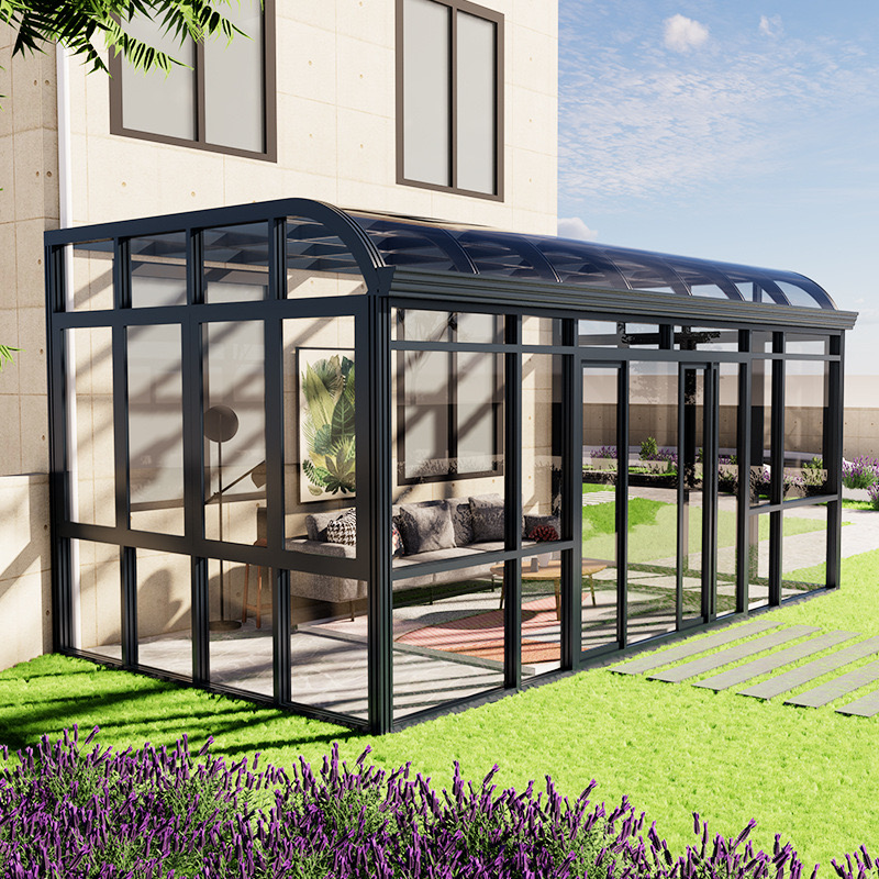 Patio Pergola avec toit en verre