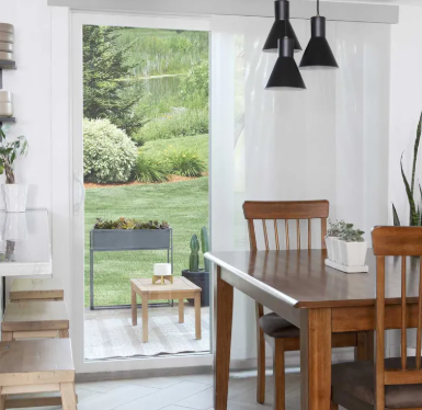 Stores de piste de panneau moderne pour les portes coulissantes en verre