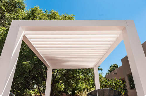 Gazebo de pavillon de patio en aluminium motorisé par pergola imperméable extérieure