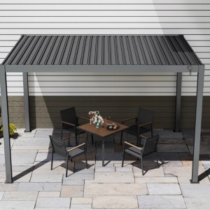 Pergola réglable en aluminium de 13 x 10 pieds