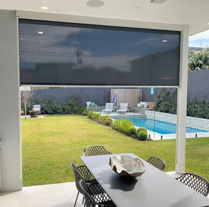 10 'x 8' Shade à rouleaux de patio extérieur