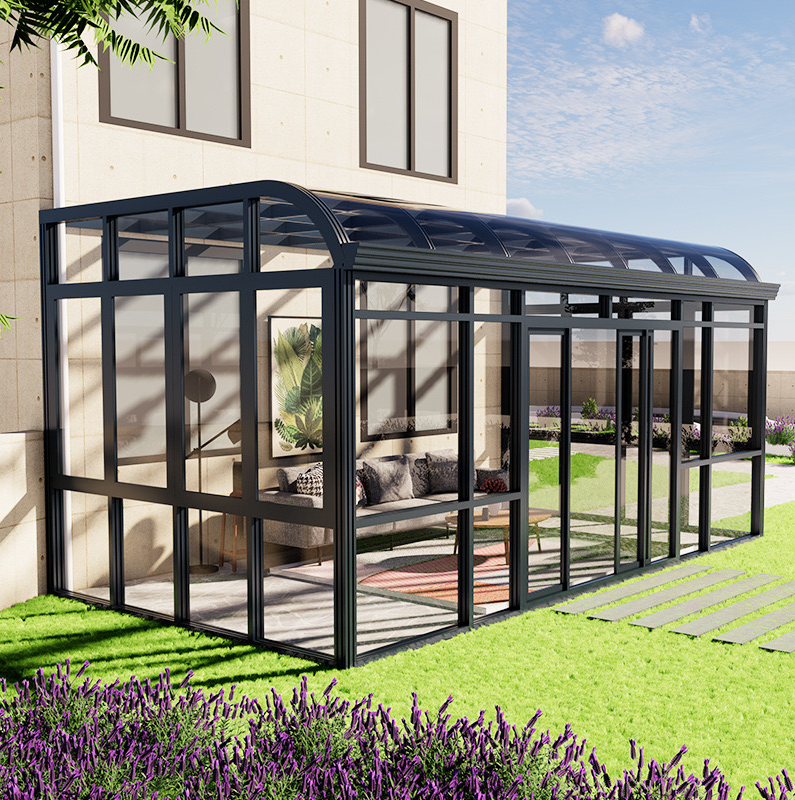 Couvertures de patio de pergola en aluminium avec toit en verre: améliorer les espaces de vie extérieurs