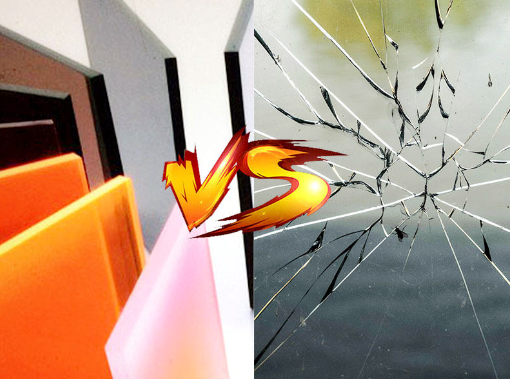 Différence feuille PC vs verre