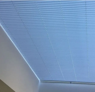 Nuances plissées de puits de lumière