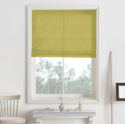 Filtrage lumineux de 34 pouces rideaux romains sans fil