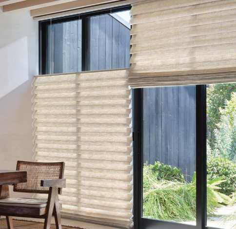Nuances intelligentes pour la porte coulissante en verre 